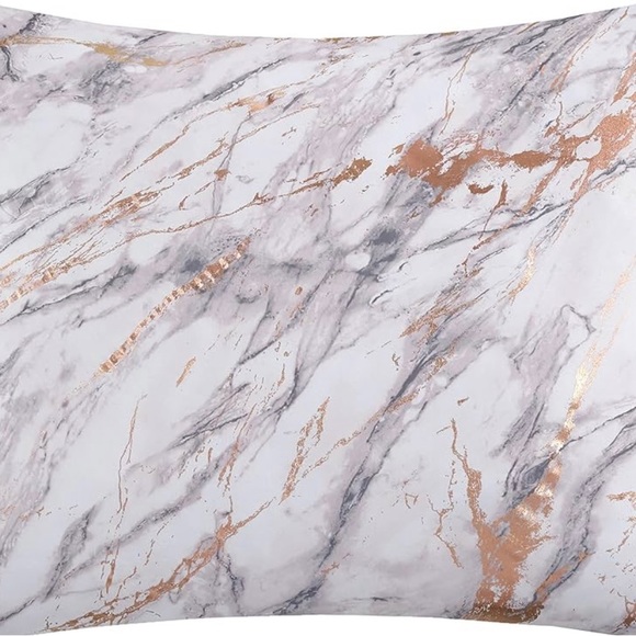 Pop Shop-Rose Gold Marble Twin XL Comforter - Picture 2 of 4